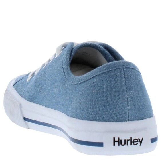 Hurley 7 Sneaker Woman's Carrie Canvas Lace-up Casual Shoe Classic Blue Denim - Picture 6 of 15
